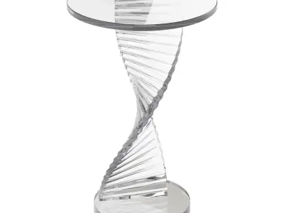 Simple Swirl Side Table 3D model