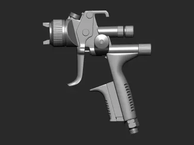 SATAjet 5000 spray guns 3D print model