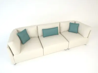 Modern Sofa set  3D model  3D model