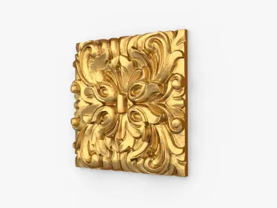 Classic decor ornament 290 3D model
