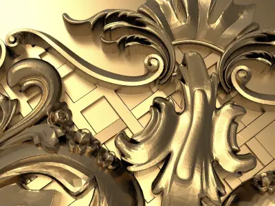  decorative pattern ready for 3D printing 3D model 234