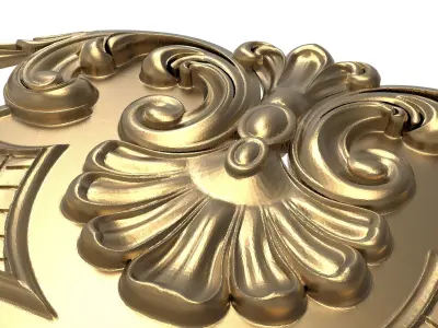  decorative pattern ready for 3D printing 3D model 155