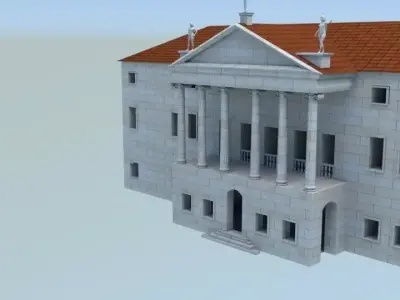 3 Palladian Palaces ARCHITECTURE 3D model
