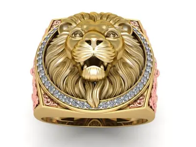 The Lion Ring - 250315 3D print model