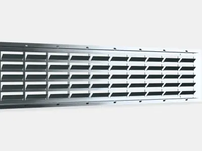 METOD Ventilation grille Low-poly 3D model