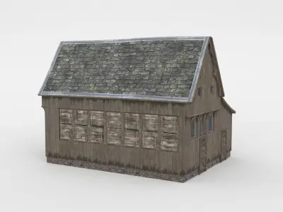 Medieval House Free 3D model