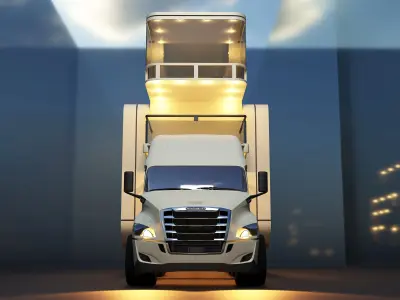 House Van  Low-poly 3D model