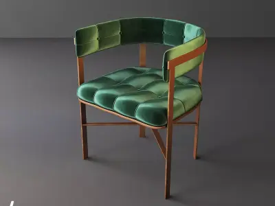 luxury dining chair  3D model