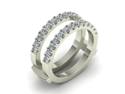 Band Ring 3D print model