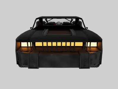 The Batman 2022 batmobile  3D model