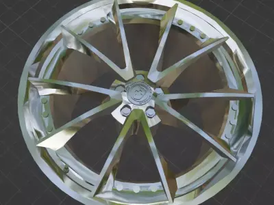 HRE S204 S2 Series Wheels Rims 3D Print Ready Model 3D print model