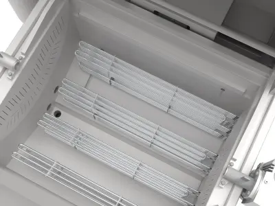 frying gas rotary 3D model