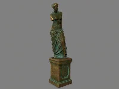 Venus  de  Milo Low-poly 3D model