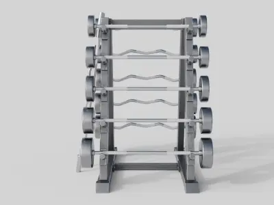 GYM Weights 3D Model Pack
