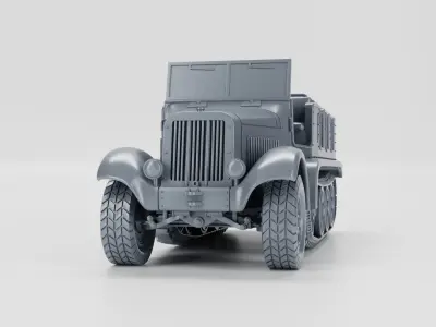 Sd Kfz 6 Zugkraftwagen 5t 3D print model