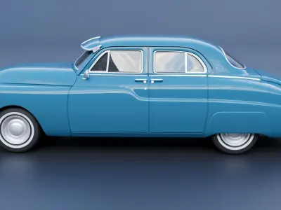 Mercury Eight  4Door 1950 3D print model