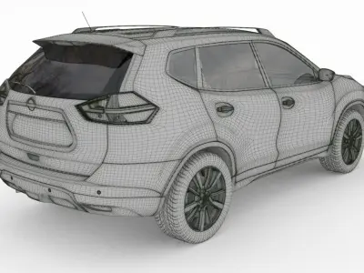 Nissan X-trail 3D model
