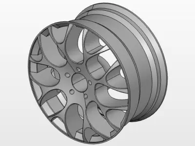 Wheel Rim Free 3D model by zakaria-12 from CGTrader