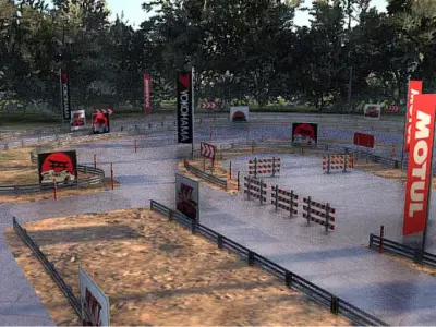 Realistic Drift Road 3D Model 3D model