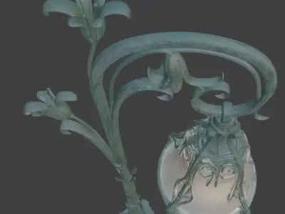 street lamp 3d model 3D model