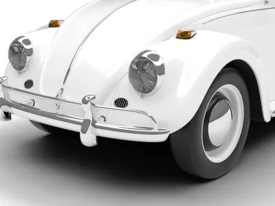Volkswagen Beetle 1300 1963 3d model 3D model