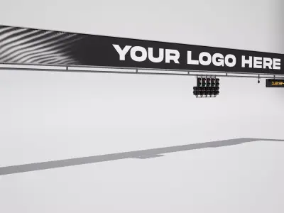 Racetrack Starting Light  3D model