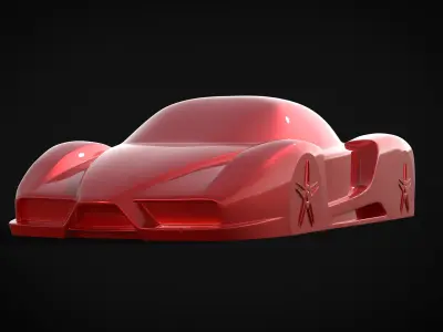 Ferrari Enzo Speedform Supercar Automotive Art  3D model