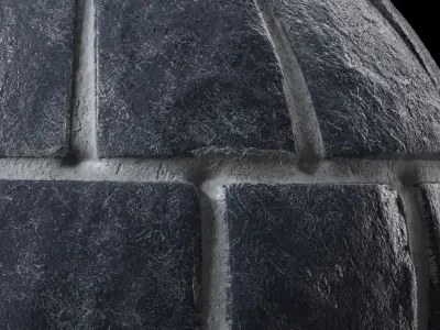 Stone Wall Materials 83- Decorative Slat Stone wall Pbr Seamless Texture