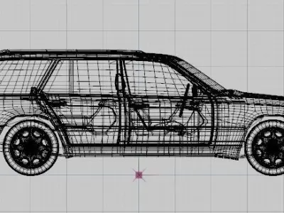 Mercedes E class W124 3D model