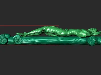 A CROSS WITH A CRUCIFIX 3D print model