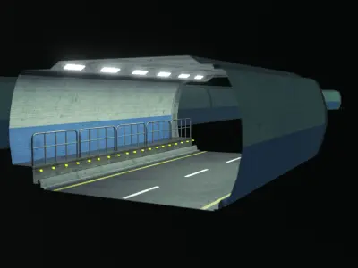 Tunnel Highway 3D model