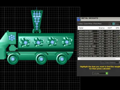 TRAILER TRUCK PENDANT 3D PRINTABLE MODEL  3D print model