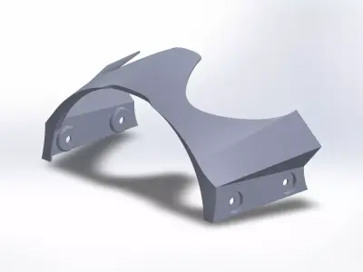 Suzuki GSF 650 Trim 3D Model 3D print model