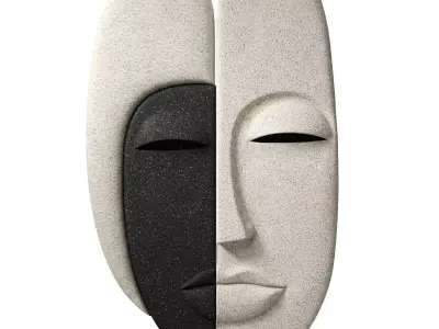 Decorative panel face 1 3D model