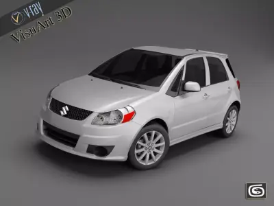 Suzuki SX4 5 hatchback US 3D model