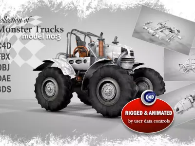 Monster Truck 3 3D model
