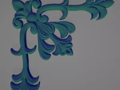 corner pattern 3D model