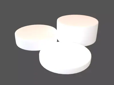 Display Pedestal v1 001 Low-poly 3D model