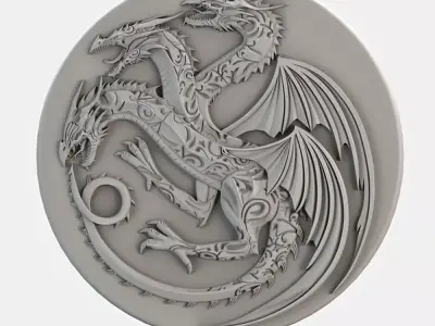 3D The game of thrones model 3D print model