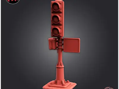 Traffic Light 3D print model
