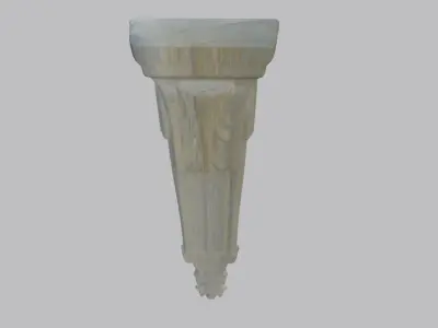 Wooden Leg Decor 3D print model