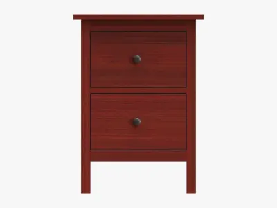 Bedside table 01 3D model