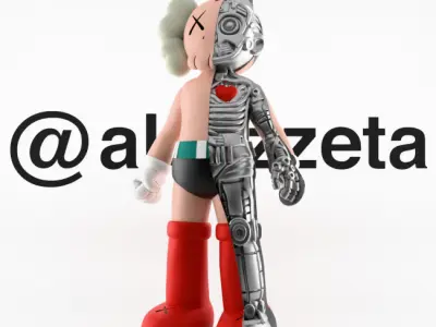 Kaws Astroboy Rise Mecha Core for Print 3D print model