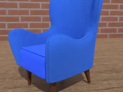 Modern Design Studio Chair 3D model