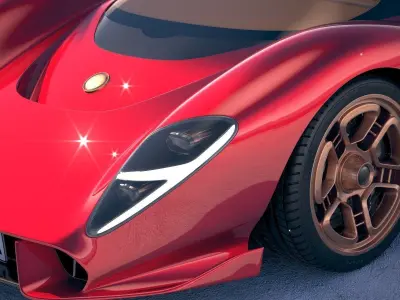 DeTomaso P72 2020 3D model