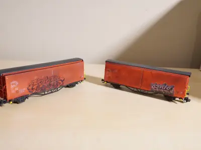 Pre supported H0 1-87 scale Hbis-tt 293 freight car 3D print model