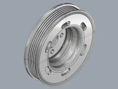 Pulley 01 3D model
