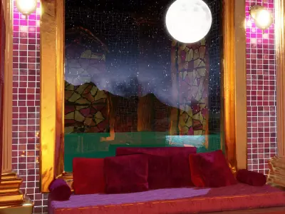 Fantasy Bathtub Suite 3D model