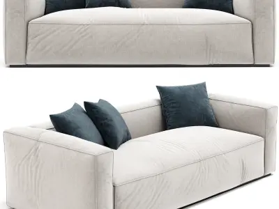 Grand 2 Sitssoffa Sandshell Sofa 3D model