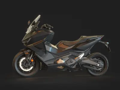 Base model  Honda Forza 750 2025 3D model